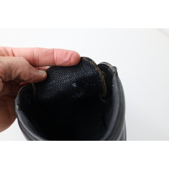 Vtg 70s Streetwear Mens 9 Distressed Leather Ankle Chukkas Chukka Boots Black main image 9